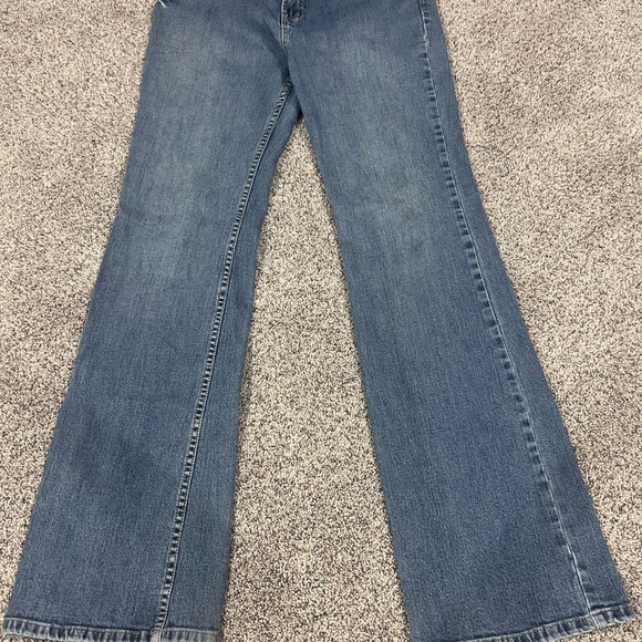 Harley Davidson 2007 Women’s Jeans 12 Long Embroidered Y2K VTG Denim Riding Pant - Picture 1 of 14